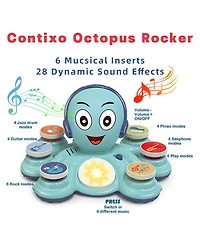 Contixo Rock Octopus, Interactive Musical Toys for Toddlers