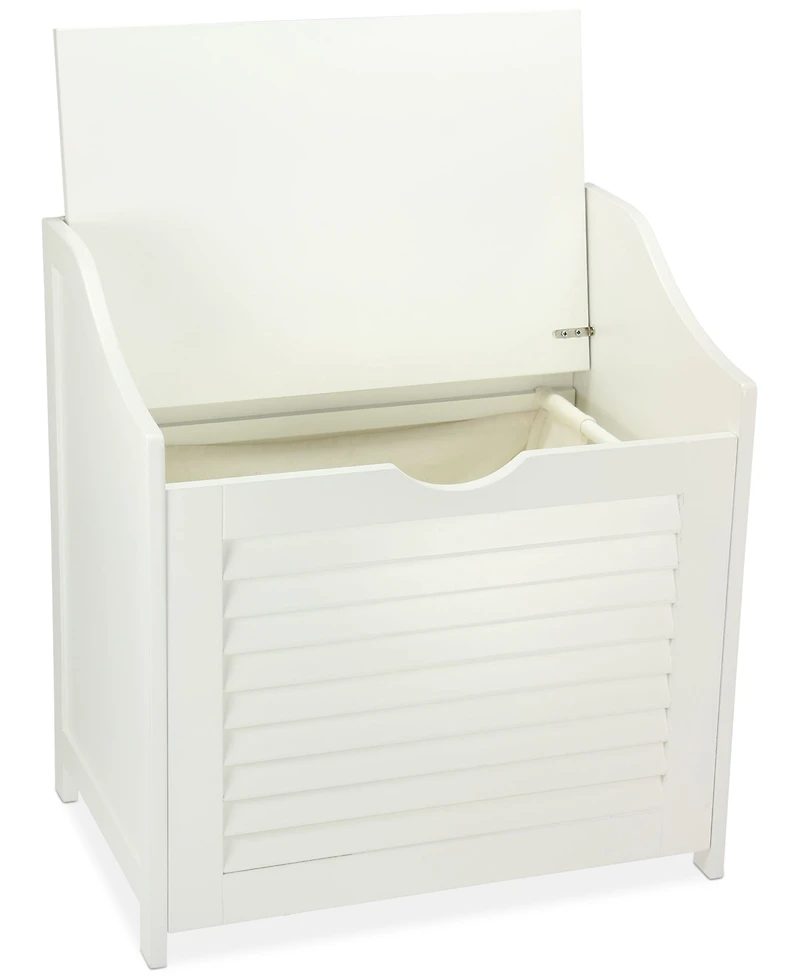 Household Essentials Single-Load Cabinet Hamper Seat