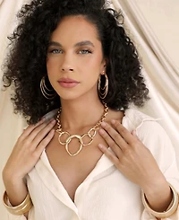 Ettika Interlocking Chain Necklace