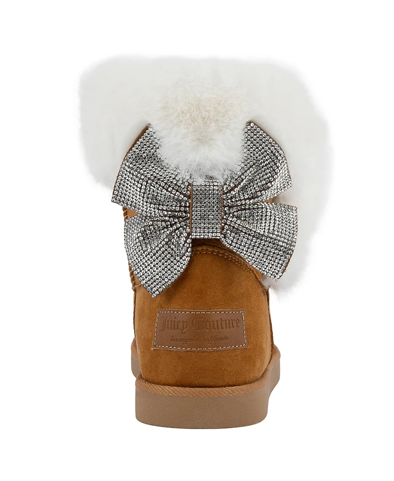 Juicy Couture Women's Krazey Kute Embellished Cold Weather Cozy Pull-On Boots