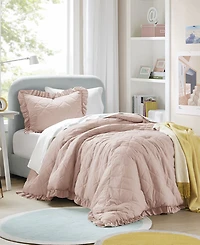 510 Design Phoebe Diamond Quilted Ruffle Edge 2-Pc. Comforter Set, Twin/Twin Xl