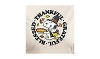 Hybrid Apparel Plus Size Peanuts Thankful Graphic Pullover T-shirt