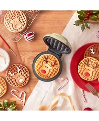 Dash Reindeer Mini Waffle Maker