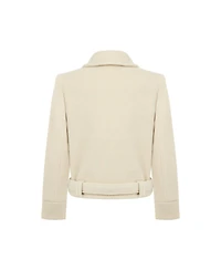 Nocturne Women's Shoulder Pad Short Coat