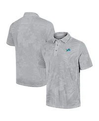 Tommy Bahama Men's Gray Detroit Lions Big Tall Santiago Paradise Polo