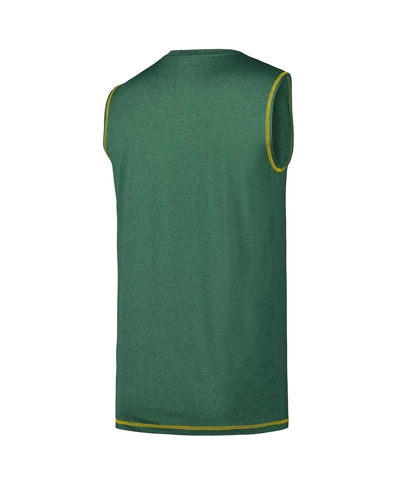 New Era Men's Green Green Bay Packers Tank Top