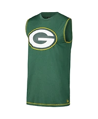 New Era Men's Green Green Bay Packers Tank Top