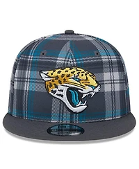 New Era Men's Gray Jacksonville Jaguars 2024 Sideline Statement 9FIFTY Snapback Hat