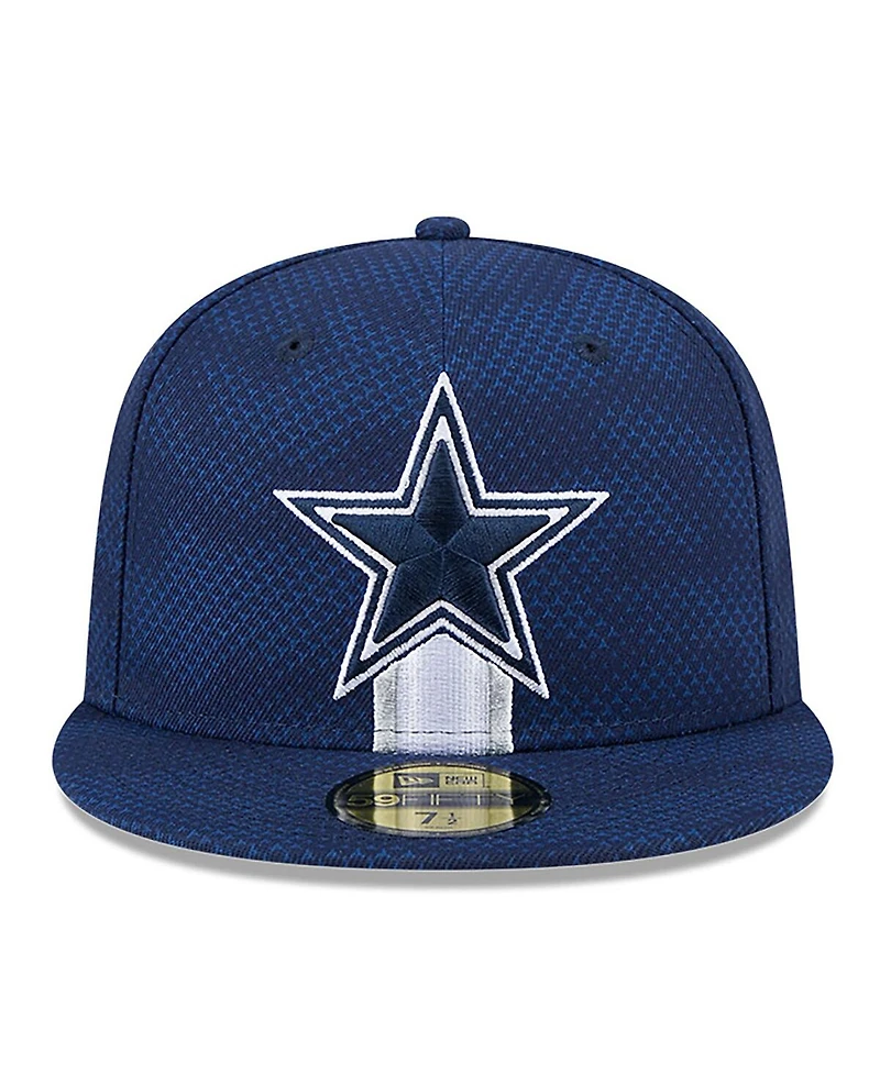 New Era Men's Navy Dallas Cowboys 2024 Sideline 59FIFTY Fitted Hat