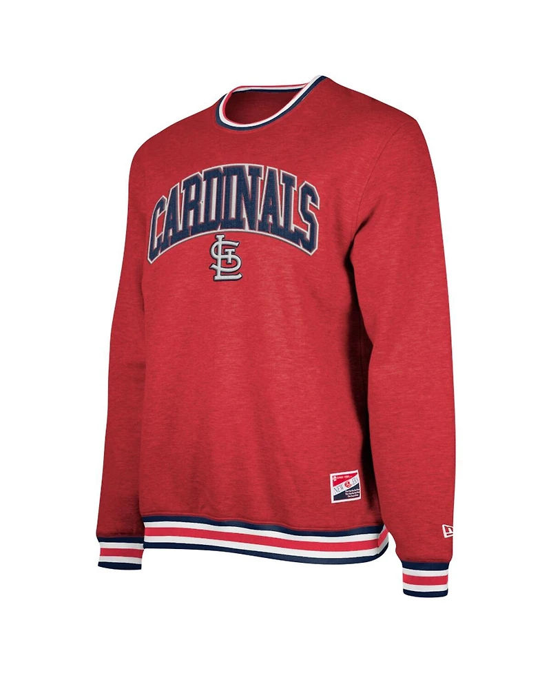 New Era Men's Red St. Louis Cardinals Father's Day Pullover Sweatshirt