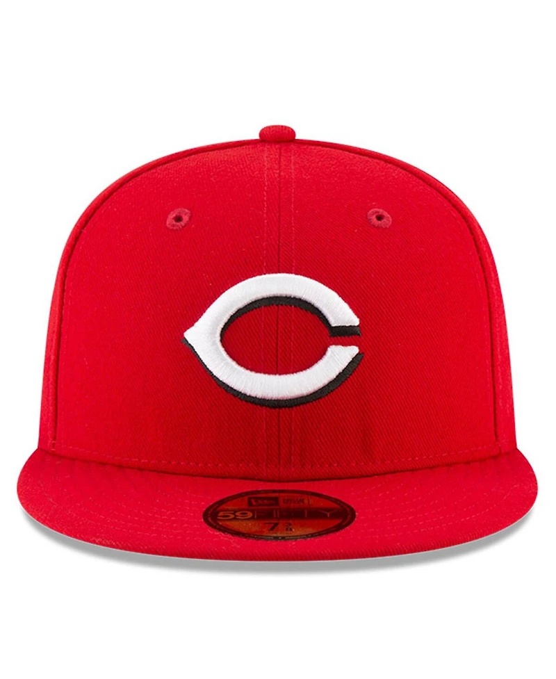 New Era Men's Red Cincinnati Reds National Baseball Hall of Fame 59FIFTY Fitted Hat