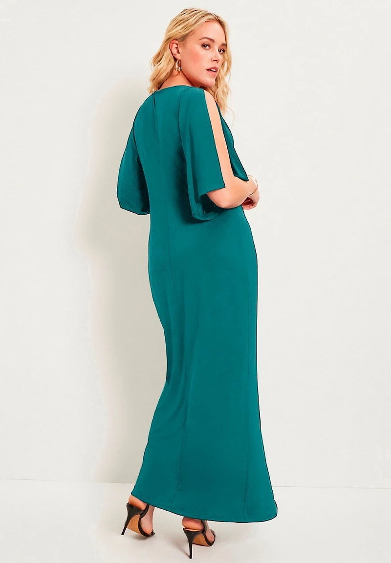 June + Vie Plus Twist-Front Dress