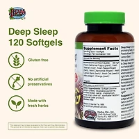 Trace Minerals Deep Sleep Herbal Sleep Aid: 120-Count Bottle of Softgels