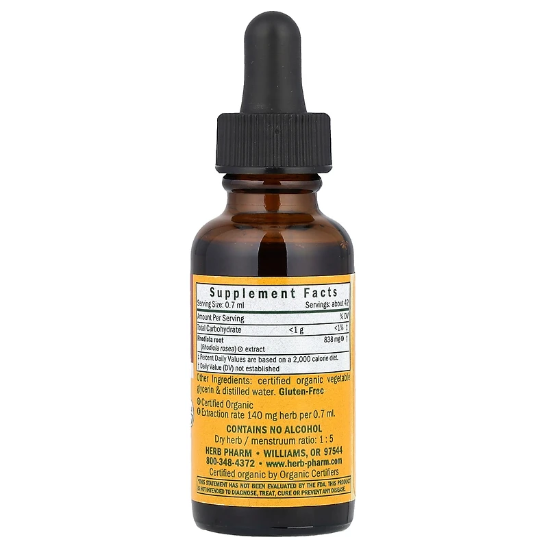 Herb Pharm Rhodiola Alcohol-Free