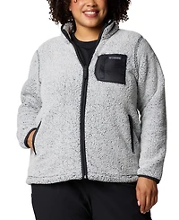 Columbia Plus Size West Bend Full Zip Ii Fleece Jacket