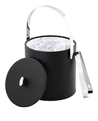 Kraftware Dorchester Ice Bucket and Tong, 3 Quart