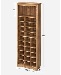 Slickblue 10-Tier Shoe Rack Organizer Space-Saving and Durable Storage Solution