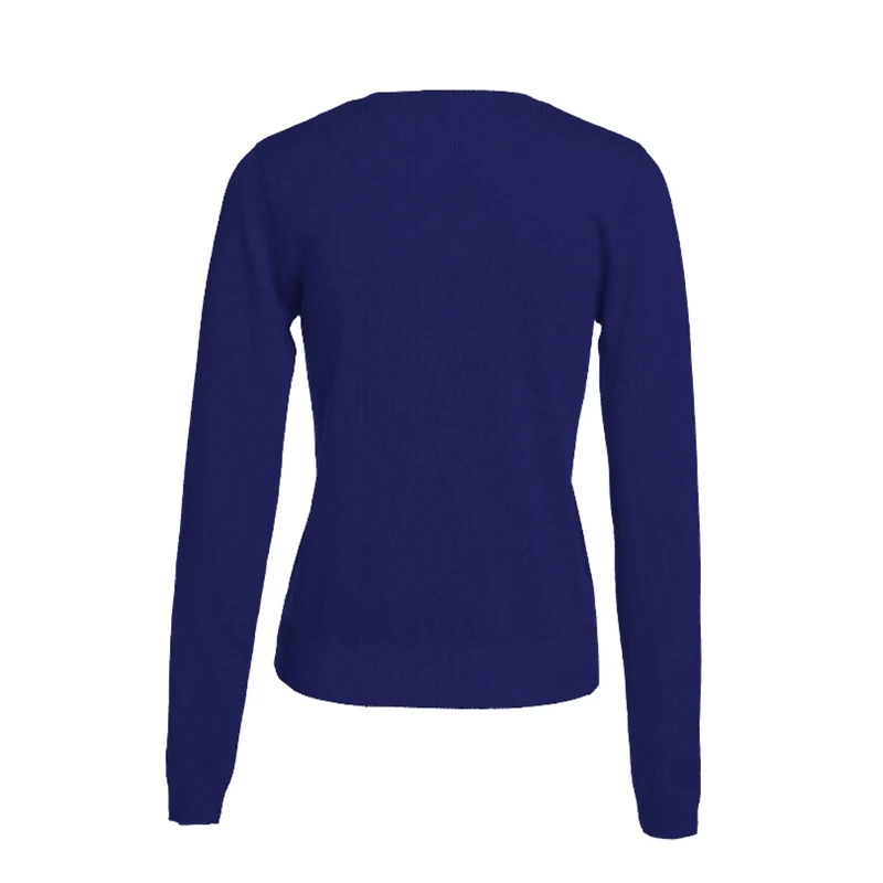 Bellemere Silk Cashmere V Neck Long Sleeves T Shirt