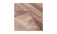 Chanasya Premium 2-Panel Embossed Leaf Textured Curtains - Back Tab, Ring Tab for Windows Living Room Bedroom