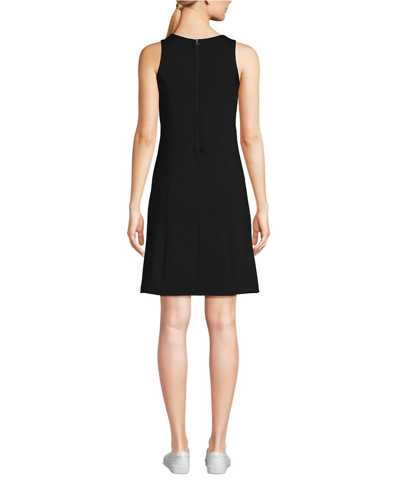 Lands' End Women's High Impact Crew Neck Active Dress