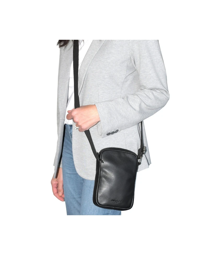 Club Rochelier Small Leather Smartphone Crossbody Bag