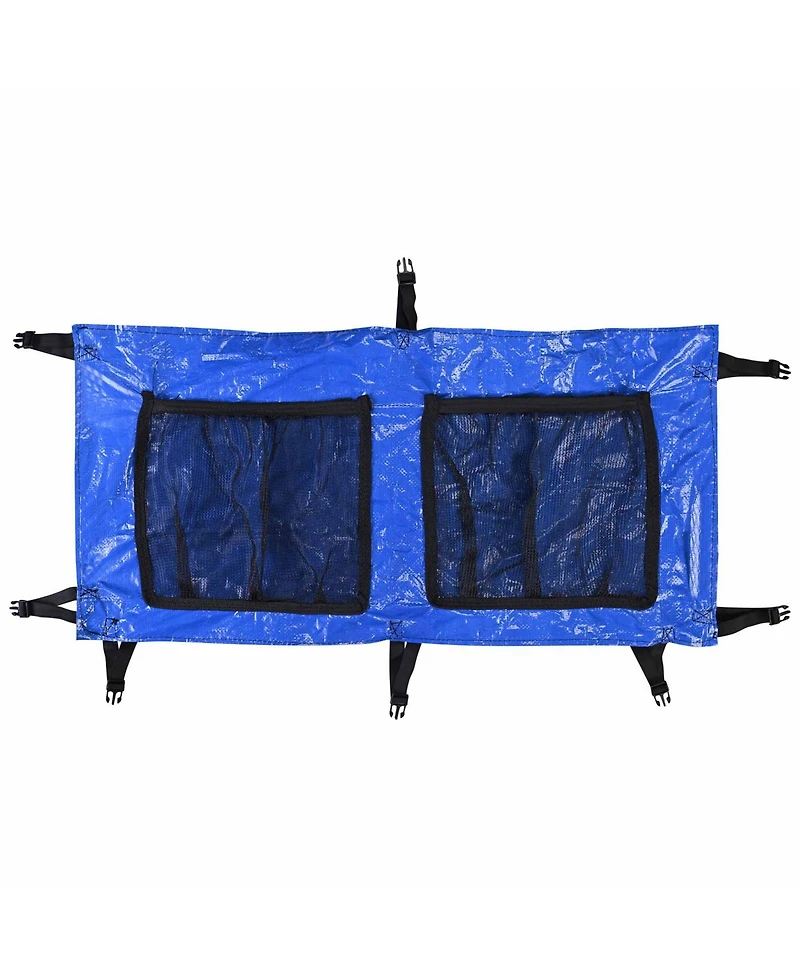 Yescom Trampoline Shoe Bag Bounce Accessory Mesh Pocket Adjustable Strap Outdoor Home