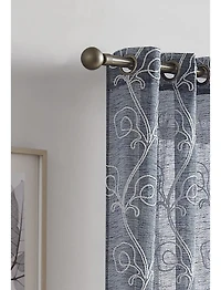 Dainty Home Stella Linen Look 76" W x 96" L Grommet Window Panel Set