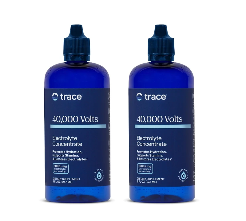 Trace Minerals 40,000 Volts Liquid Electrolyte Concentrace Drops | Supports Normal Body Hydration, Muscle Stamina and Energy | Ionic Minerals, Magnesi