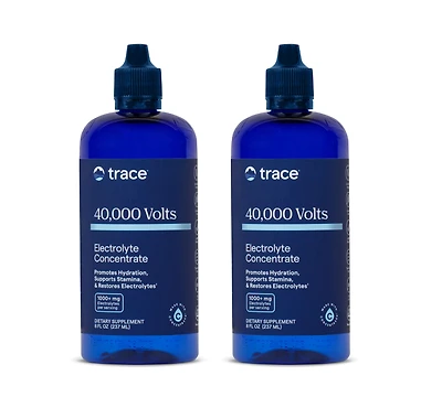 Trace Minerals 40,000 Volts Liquid Electrolyte Concentrace Drops | Supports Normal Body Hydration, Muscle Stamina and Energy | Ionic Minerals, Magnesi