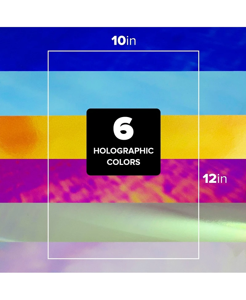 Hippie Crafter Holographic Heat Transfer Vinyl