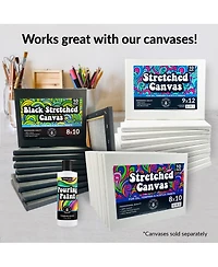 Hippie Crafter 8oz Acrylic Pouring Paint Black