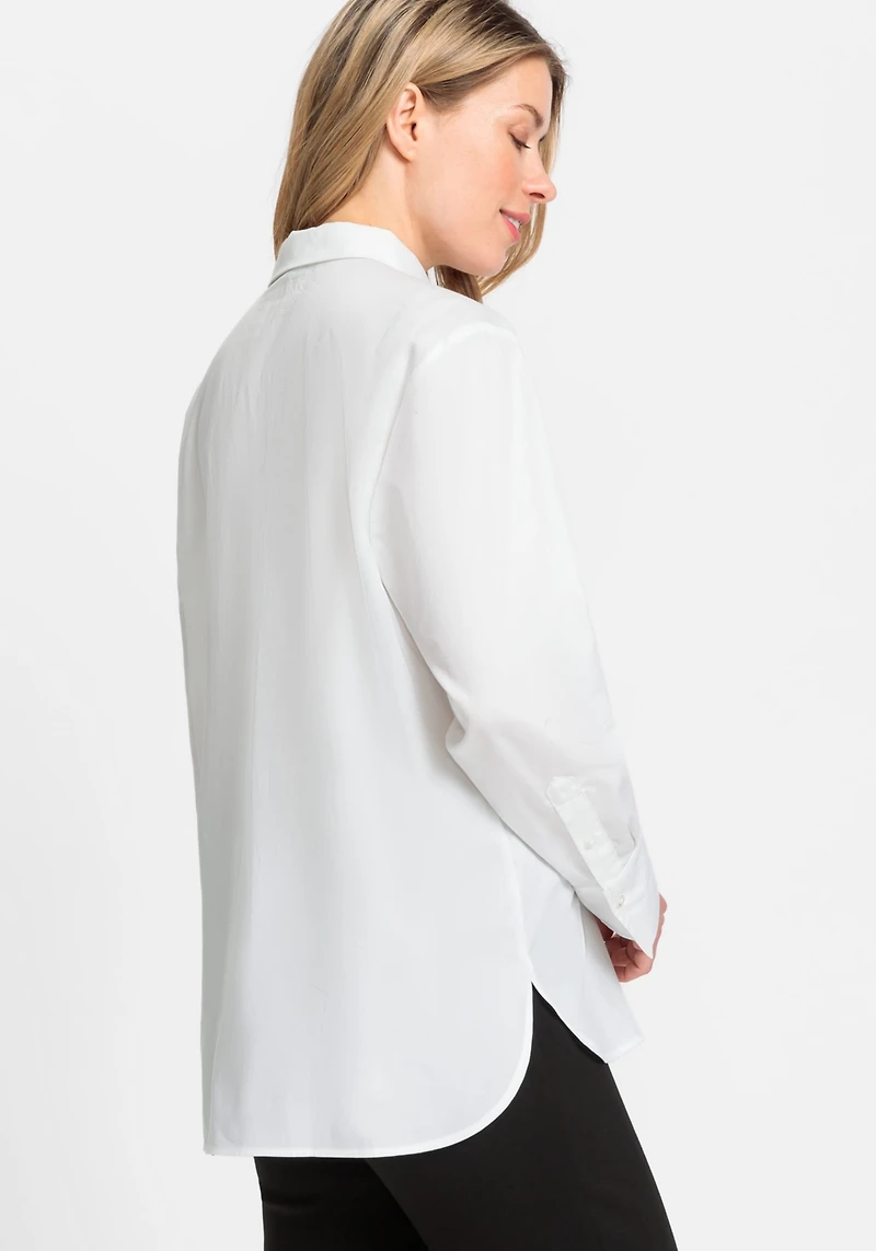 Olsen Women's 100% Cotton Solid Shirt