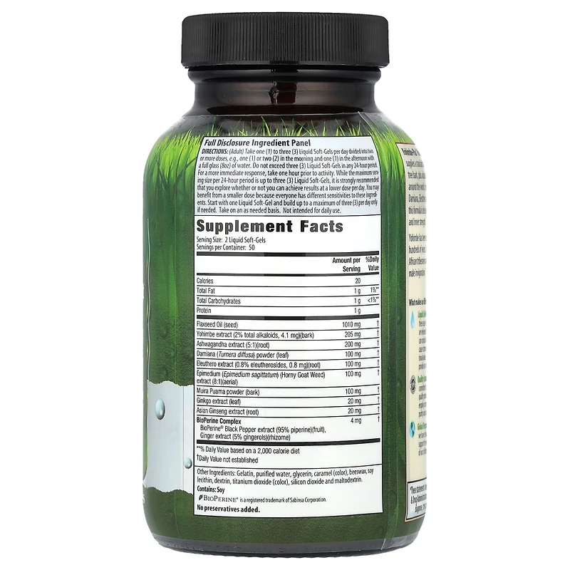 Irwin Naturals Yohimbe-Plus Maximum Enhancement