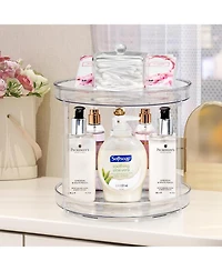 Sorbus Lazy Susan Organizer Set - for Fridge, Pantry, Cabinet, Table, Makeup, Set Includes 1 Tall Lazy Susan, 1 Two Tier