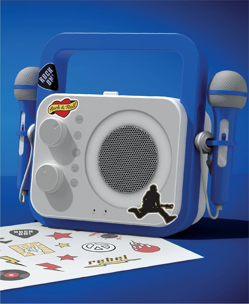 Geoffrey's Toy Box 2-Mic Karaoke Machine Music Station, Created for Macy's