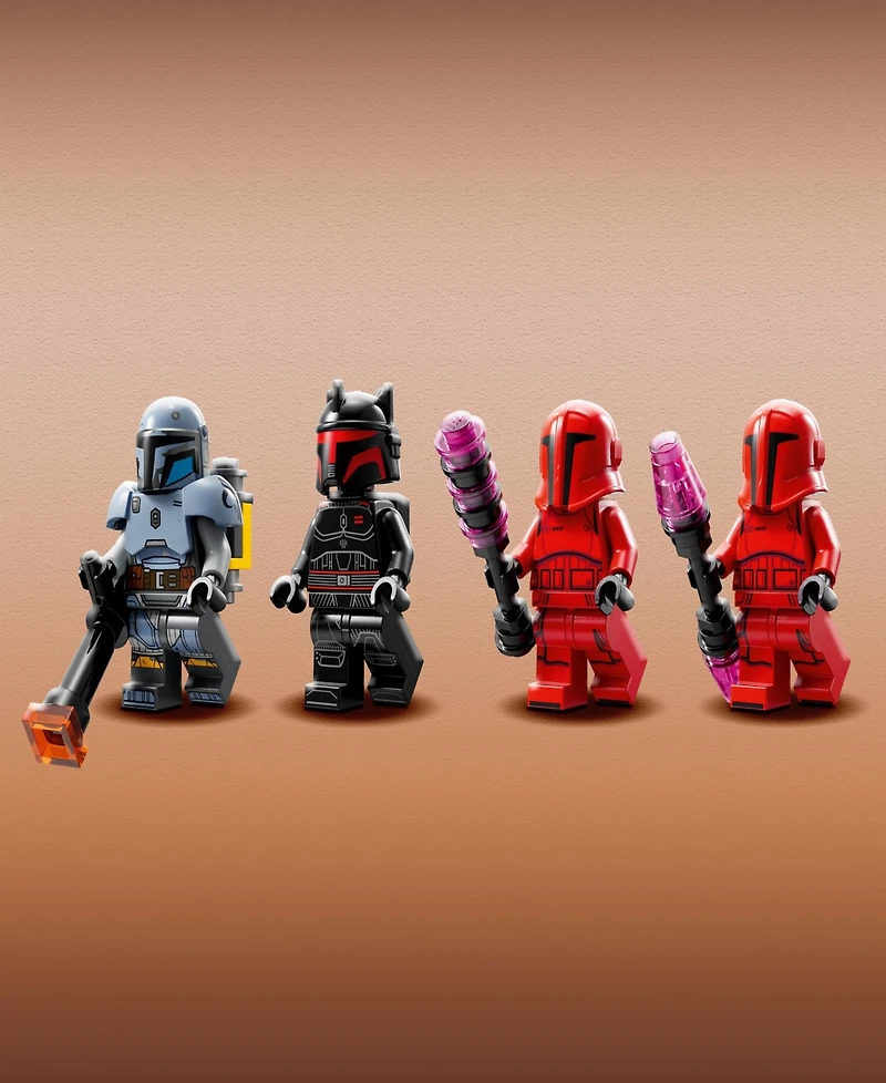 Lego Star Wars Paz Vizsla and Moff Gideon Battle Mandalorian Building Toy Set 75386, 289 Pieces