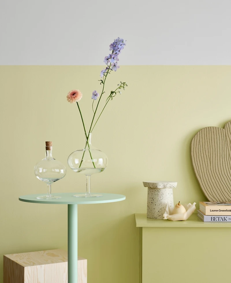 Kosta Boda 9'' Bod Bottle Crystal Glass Vase