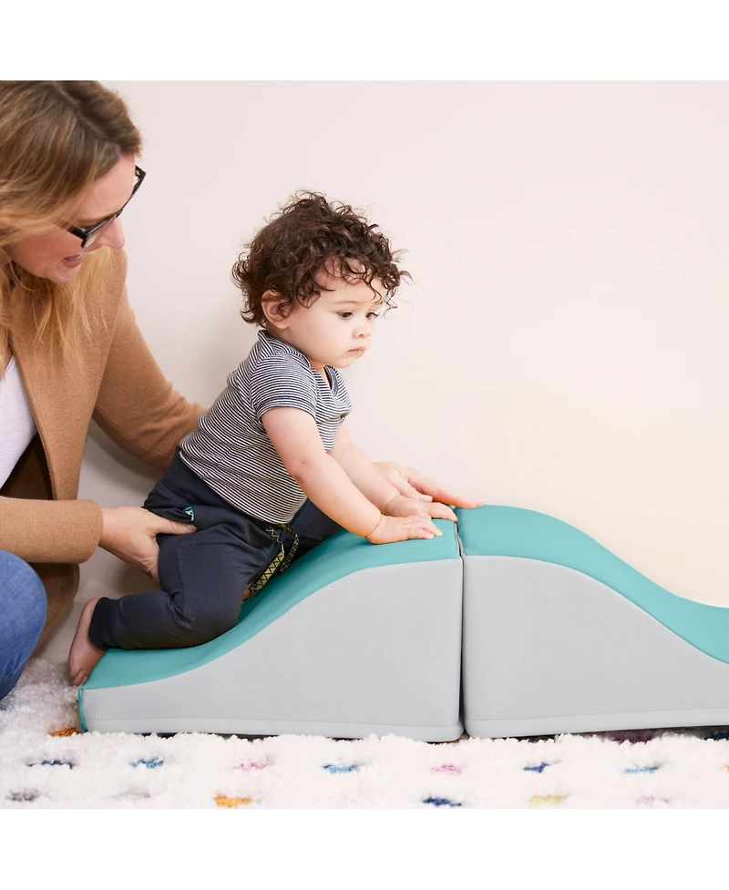 ECR4Kids SoftZone Junior Mix n' Match Slide, Yellow, 2-Pack