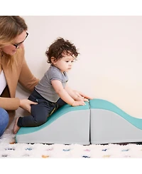 ECR4Kids SoftZone Junior Mix n' Match Slide, Yellow, 2-Pack