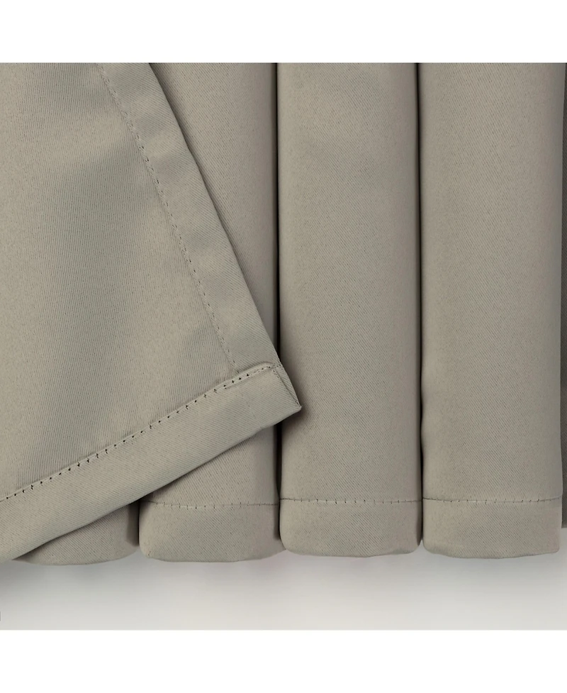 Chanasya Premium 2-Panel Ornamental Damask Classy Room Darkening Curtains - 3-in-1 Back Tab, Rod Pocket