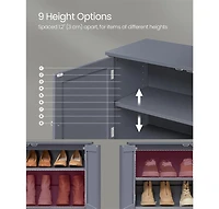 Slickblue 3-Tier Shoe Storage Organizer Compact and Versatile Shoe Rack