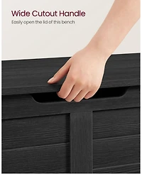 Slickblue Storage Chest, Trunk With 2 Safety Hinges, For Entryway, Bedroom