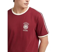 Guess Men's Tipped Logo Ringer T-Shirt