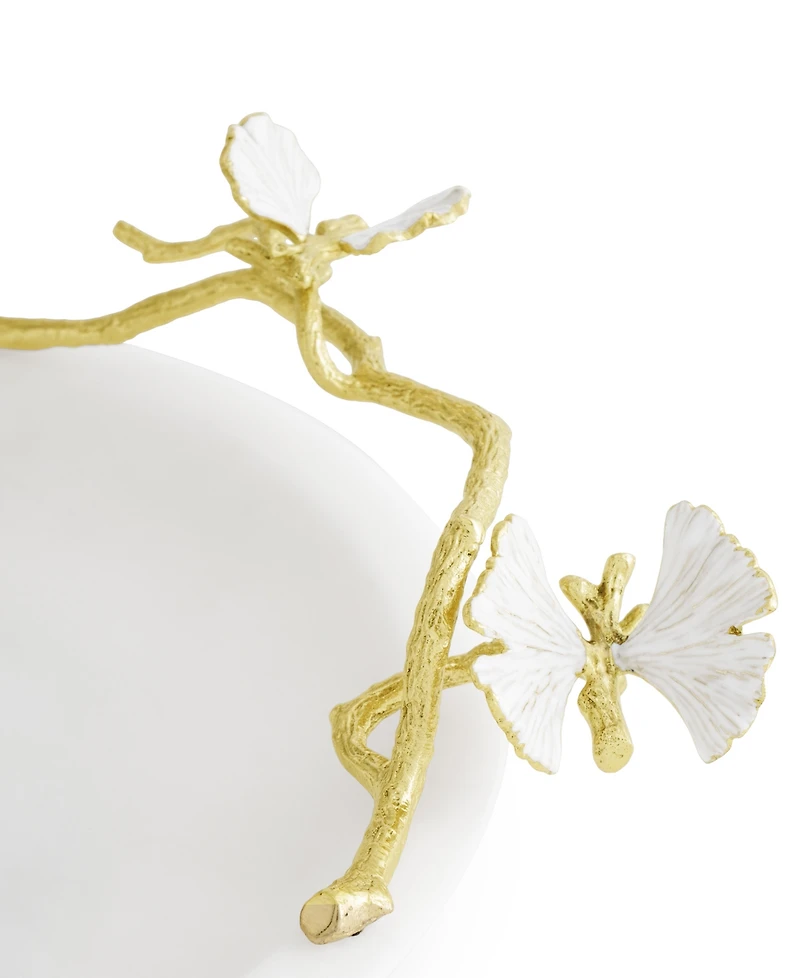Michael Aram Butterfly Ginkgo Gold Trinket Dish, 9.5" x 8"
