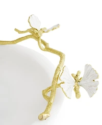 Michael Aram Butterfly Ginkgo Gold Trinket Dish, 9.5" x 8"
