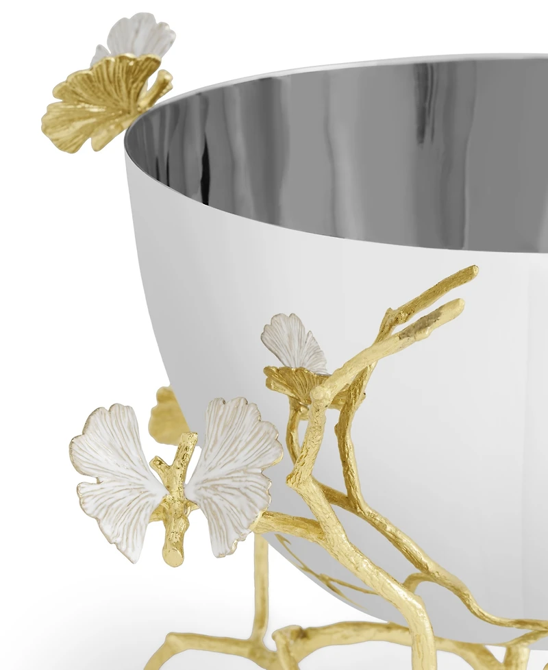 Michael Aram Butterfly Ginkgo Gold Serving Bowl