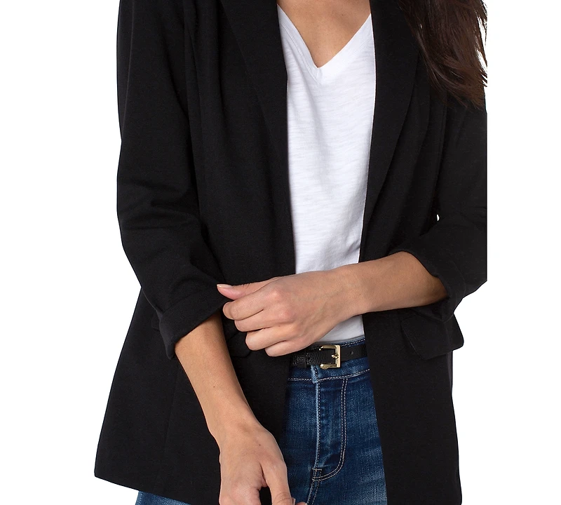 Liverpool Los Angeles Women's Boyfriend Open-Front Blazer