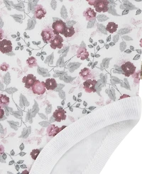 Huggies Baby Girls Short Sleeve Bodysuit, Top and Pants 3-Piece Set