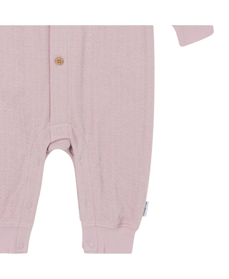 Gerber Baby Girls Hooded Long Sleeve Romper