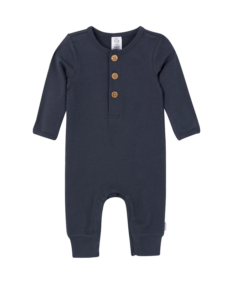 Gerber Baby Boys 2 Pack Long Leg Romper